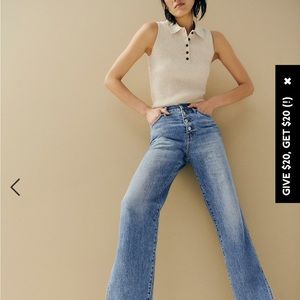 Madewell Owen Polo Sweater Tank